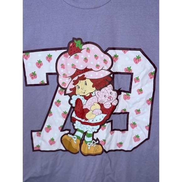 Vintage Style purple Strawberry Shortcake t shirt size small - Picture 3 of 6